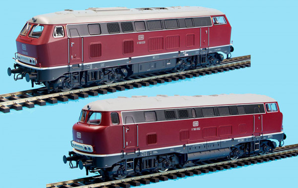 Lenz 43163-03 - DB Set Diesellok-Set der Deutschen Bundesbahn (DB), Epoche 3 u. 6