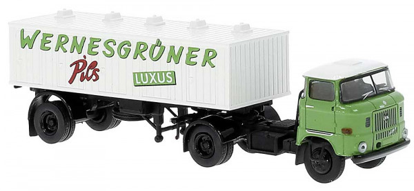Brekina 71214 - IFA W50 Biertank-Sattelzug "Wernesgrüner Bier"