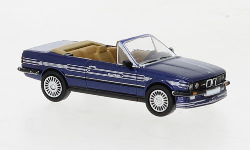 PCX870444 - BMW Alpina C2 2,7 Cabriolet metallic dunkelblau, Dekor, 1986,