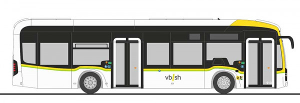 Rietze 75625 - Mercedes-Benz eCitaro Verkehrsbetriebe Schaffhausen (CH)