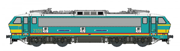 LSmodels 12081DCS - SNCB Ellok Serie HLE21 türkis Ep.5b, DCC + Sound