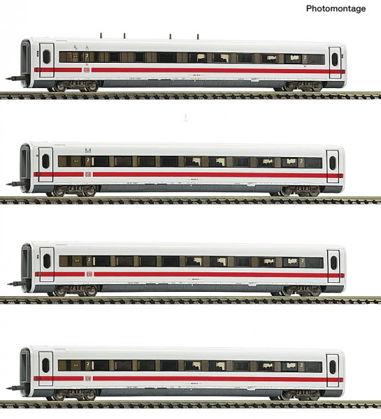 Fleischmann 7760013 - DB-AG 4er Set Ergänzungswagen ICE 1 DB-AG E6