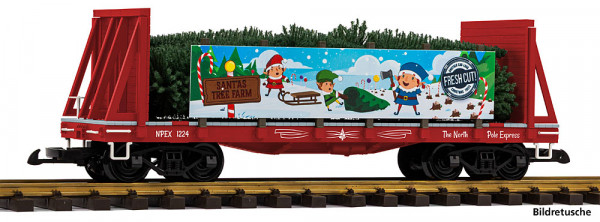 Piko 38980 - G-Niederbordwg. Santa´s Tree Farm Transport
