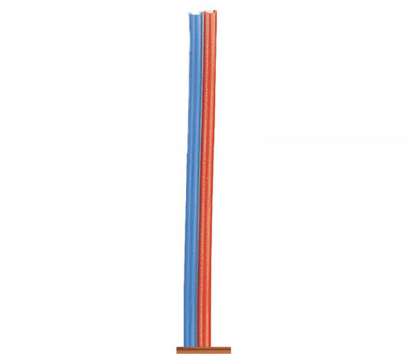 Brawa 32420 - Doppellitze 0,25mm² 25m Spule blau/rot