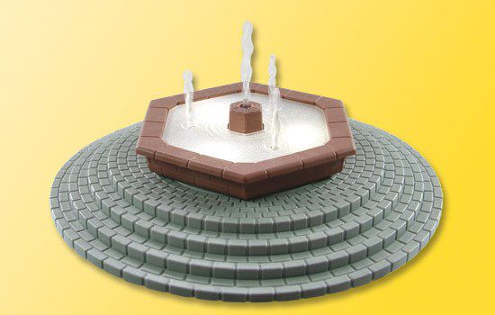 Viessmann 1316 - Mehrstrahliger Zierbrunnen mit LED-Beleuchtung, bewegt