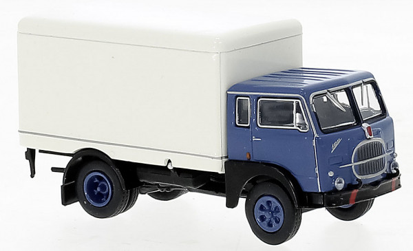 Brekina 58606 - Fiat 642 Koffer blau, weiss, 1962,