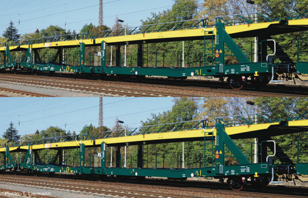 Roco 6600410 - ARS 2er Set Autotransportwagen Laaers ARS Altmann E6