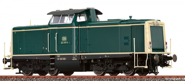 Brawa 70026 - DB Diesellok BR 212 oceanblau/beige Ep.4, mit DCC-Decoder + Sound