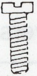 Weinert 2140 - Schraube M2x6mm DIN84,10Stück
