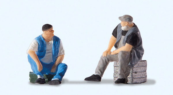 Preiser 28289 - Bauarbeiter in der Pause