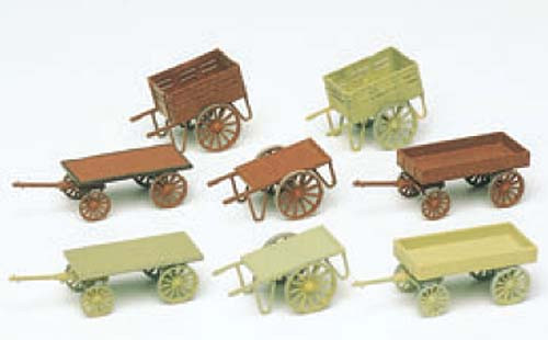Preiser 17103 - Handwagen, 8 Stück
