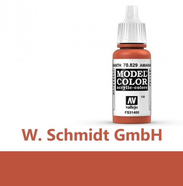 Vallejo 770929 - Model Color Farbe Hellbraun, Matt, 17 ml