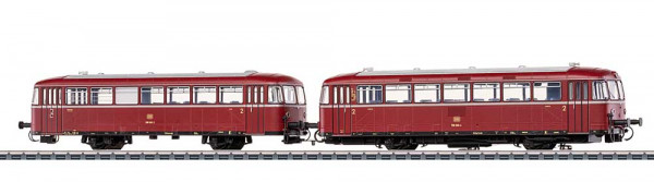 Märklin 38980 - DB Schienenbus BR 798 + Steuerwagen BR 998 purpurrot Ep. 4, mfx+ Decoder + Sound