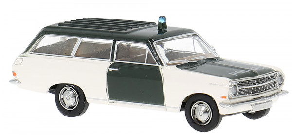 Brekina 20474 - Opel Rekord A Caravan Polizei 1963