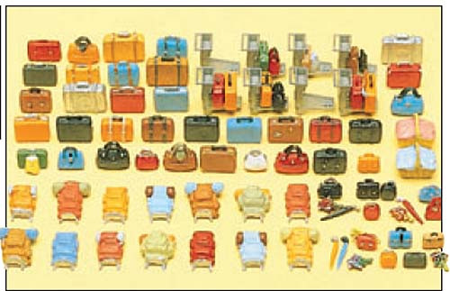 Preiser 17005 - Reisegepäck 90 teilig Bausatz