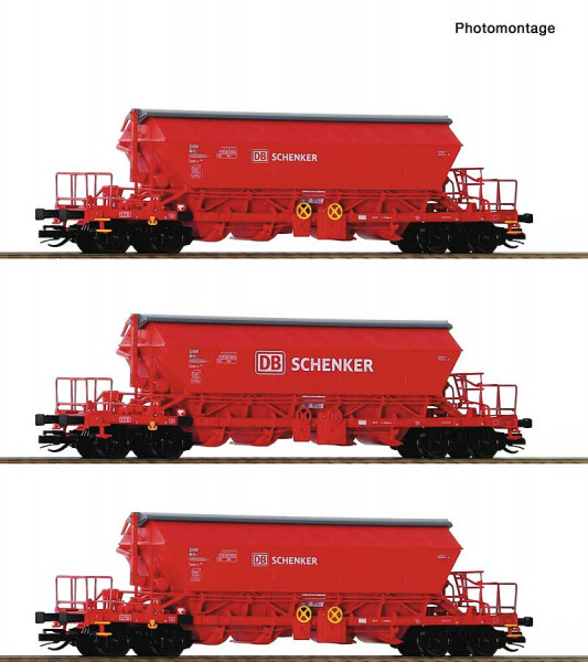 Roco 6680062 - 3er Set Kaliwagen DB Schenker
