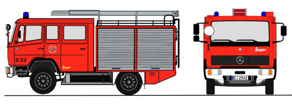 Loewe 4063 - MERCEDES BENZ 917 (LN2) - LF 8/6 - Fw. Stadt Essen