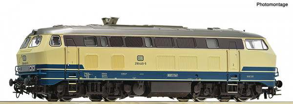 Roco 7310041 - DB Diesellok BR 218 445-5 oceanblau/beige Ep. 4, DCC + Sound