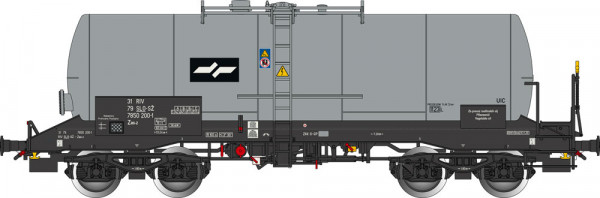 Albert Modell 785031 - SZ Kesselwagen Zas-z aluminium Ep.6