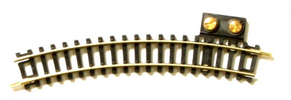 Fleischmann 22238S - Anschlussgleis gebogen, schwarz