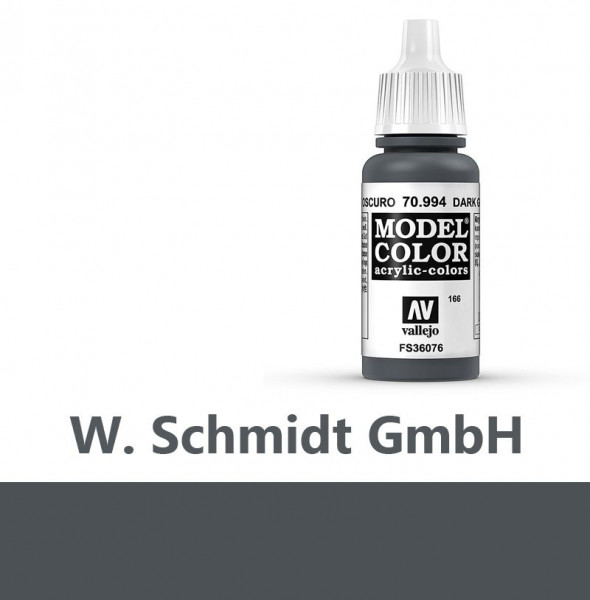 Vallejo 770994 - Model Color Farbe Dunkelgrau, Matt, 17 ml