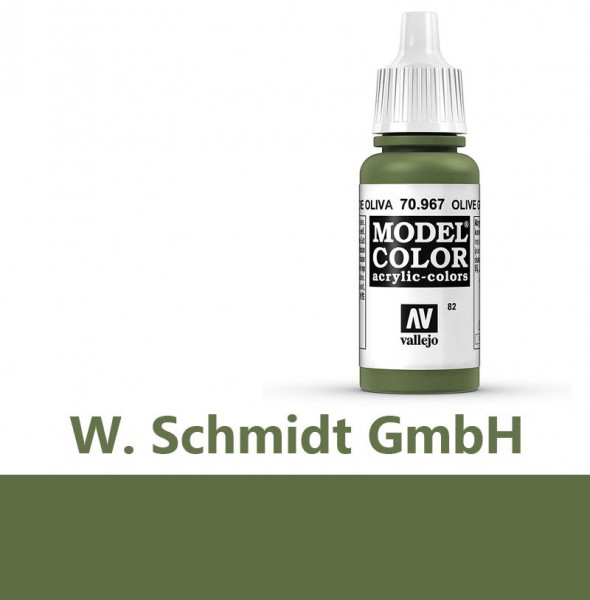 Vallejo 770967 - Model Color Farbe Olivgrün, hell, Matt, 17 ml