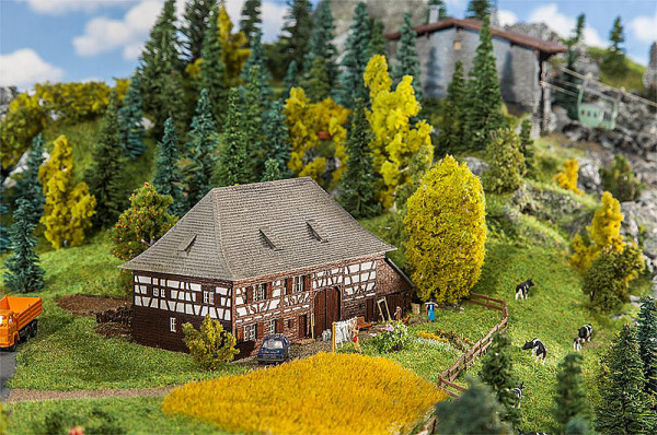 Faller 222359 - Bauernhaus Kürnbach Lasercut, patiniert