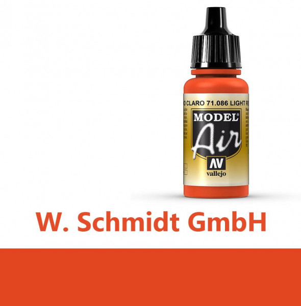 Vallejo 771086 - Model Air Lichtrot, 17 ml