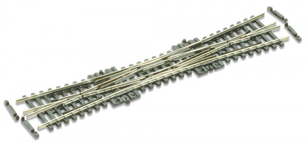 Peco SL390F - Code 55 Doppelte Kreuzungsweiche 10*, nicht leitendes Herzstück