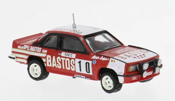 Brekina 20776 - Opel Ascona 400 "Bastos" Rallye Monte Carlo 1982 Guy Colsoul Startnummer 10