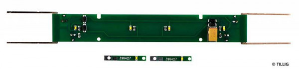 Tillig 08811 - Beleuchtungsbausatz für vierachsige Schmalspur-Pack-/Personenwagen