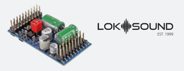 LokSound 5 L DCC/MM/SX/M4 "Leerdecoder", Stiftleiste mit Adapter, Retail, Spurweite: 0