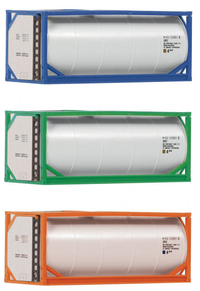 Fleischmann 910120 - Set 20ft. Tankcontainer 3-teilig