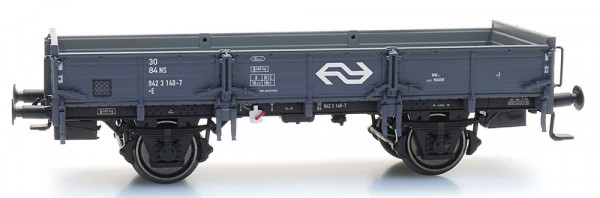 Artitec 20.317.20 - NS Niederbordwagen grau, NS-Logo, Ep.4, Depot Maarn