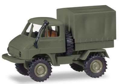 Herpa 746489 - Unimog U 411 Pritsche "Luftwaffe der Niederlande" (In Kooperation mit Brekina)