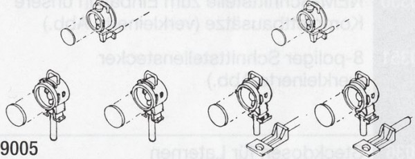 Weinert 9005 - Reichsbahnlaternen m. DB Spl