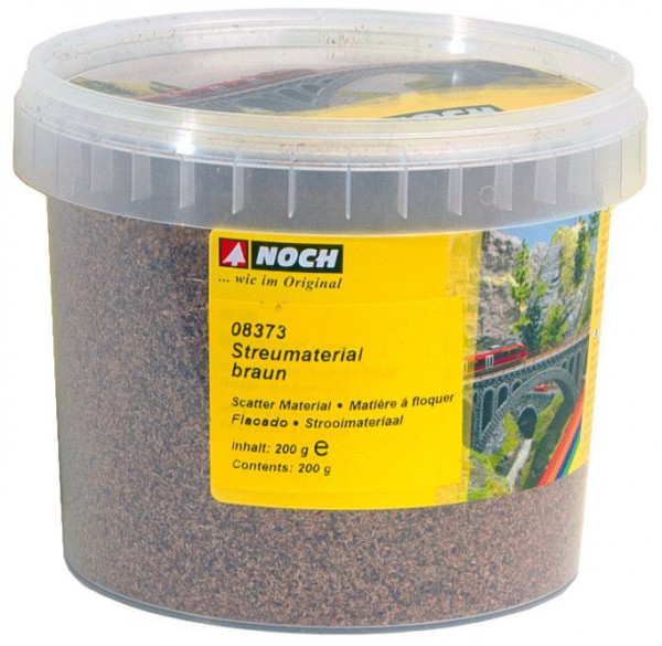 Noch 08373 - Streumaterial braun 200g Dose