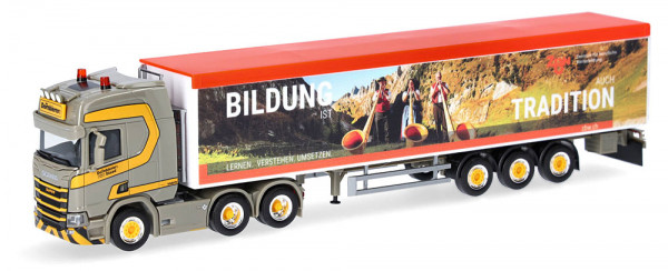 Herpa 961226 - Scania CR 20 Hochdach Schubboden-Sattelzug "Dornbierer" (CH)