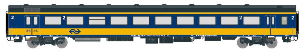 Exacttrain 11102 - NS ICRm Reisezugwagen Bd( Neue farbe Gelb / Blau) Epoche V