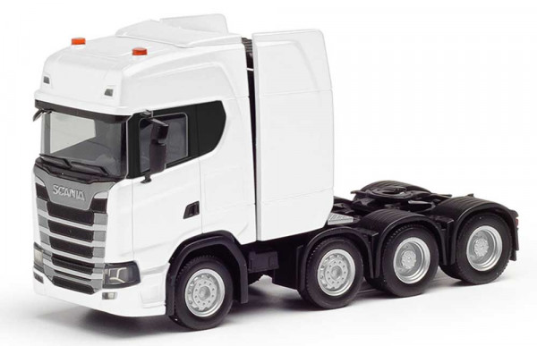 Herpa 308601-004 - Scania CS20 HD Schwerlastzugmaschine 4achs (8x4), weiß