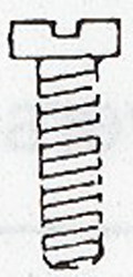 Weinert 2178 - Schraube M1,4 x 3mm,DIN84 10St
