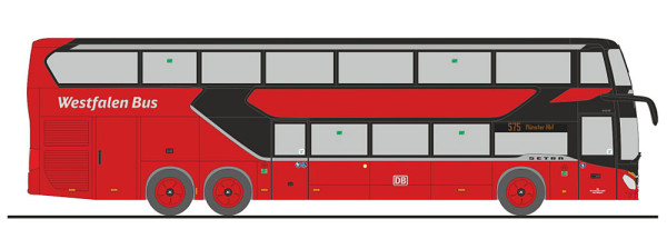 Rietze 61816 - Setra S 531 DT DB Regio Bus-Westfalenbus