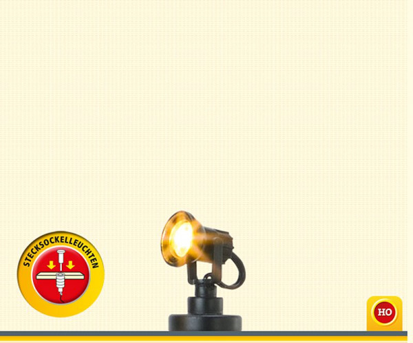 Brawa 84114 - Scheinwerfer, Stecksockel mit LED