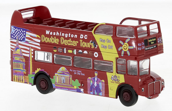 Brekina 61115 - AEC Routemaster offen 1965, Washington DC Sigtseeing,
