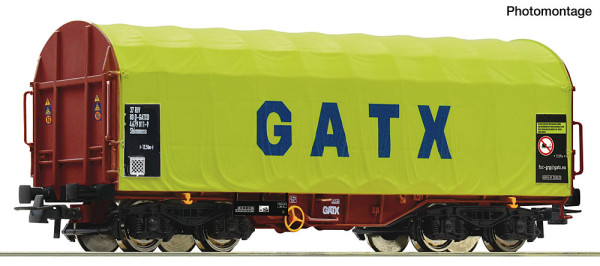 Roco 6600377 - EINSTELLER Schiebeplanenwagen GATX E6