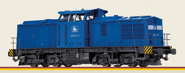 Brawa 41298 - Press Diesellok BR 204 blau der Pressnitztalbahn Ep.6, DCC + Sound