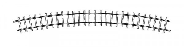 Bemo 4276000 - Gebogenes Gleis R 515 mm 24°