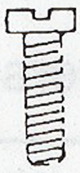 Weinert 2179 - Schrauben, M1,4x6mm,DIN84 10St