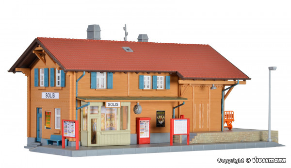 Kibri 39372 - Bahnhof Solis 33,5x14x11,5 cm