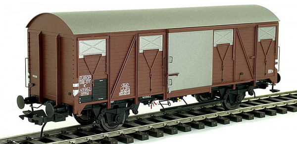 Lenz 42246-02 - SBB gedeckter Güterwagen K4 mit Stahldach Ep.3